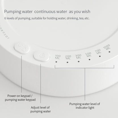 Dispensador de agua eléctrico de escritorio, dispensador automático, dispensador de agua recargable.