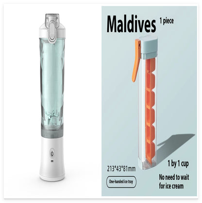 Licuadora portátil, exprimidor, licuadora de tamaño personal para batidos y batidos con 6 cuchillas, mini licuadora, utensilios de cocina