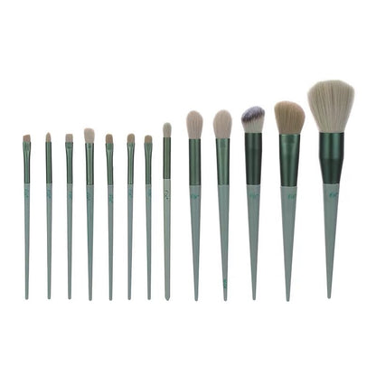 Juego de 13 brochas de maquillaje, corrector, rubor, sombra de ojos, iluminador, base, herramientas de belleza cosméticas.