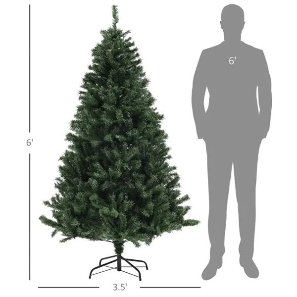 6ft Full-Shape Artificial Christmas Tree