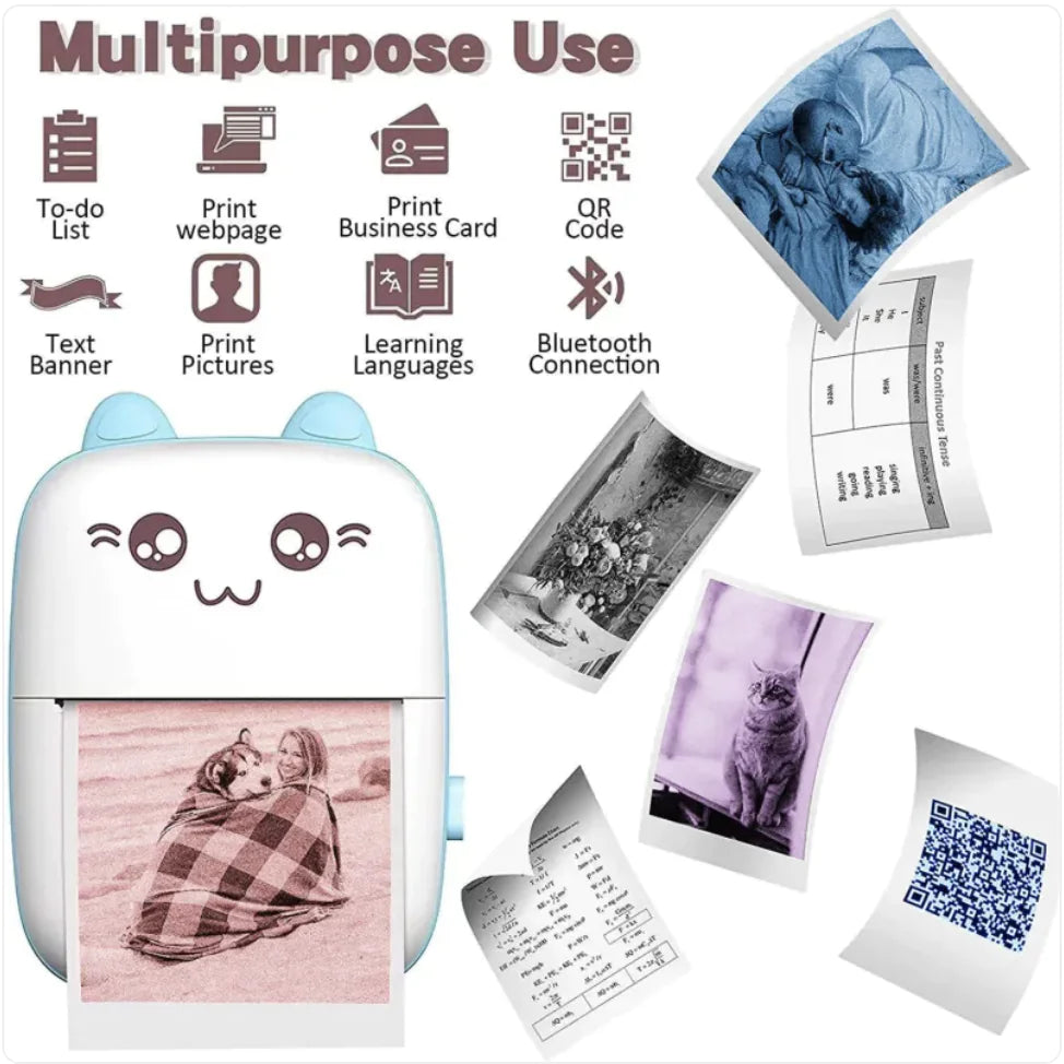 Mini Portable Bluetooth Thermal Printer