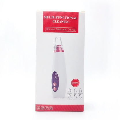Limpiador de poros y puntos negros, limpiador de nariz, botón para eliminar acné, succión facial, herramienta de belleza.