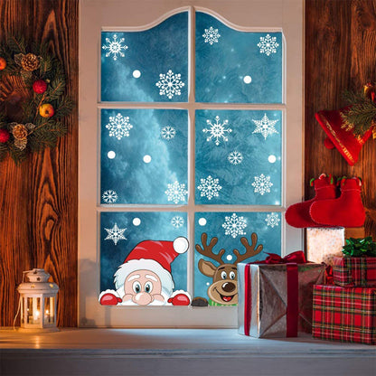 Christmas Snowflake Window Stickers (4 Sheets)