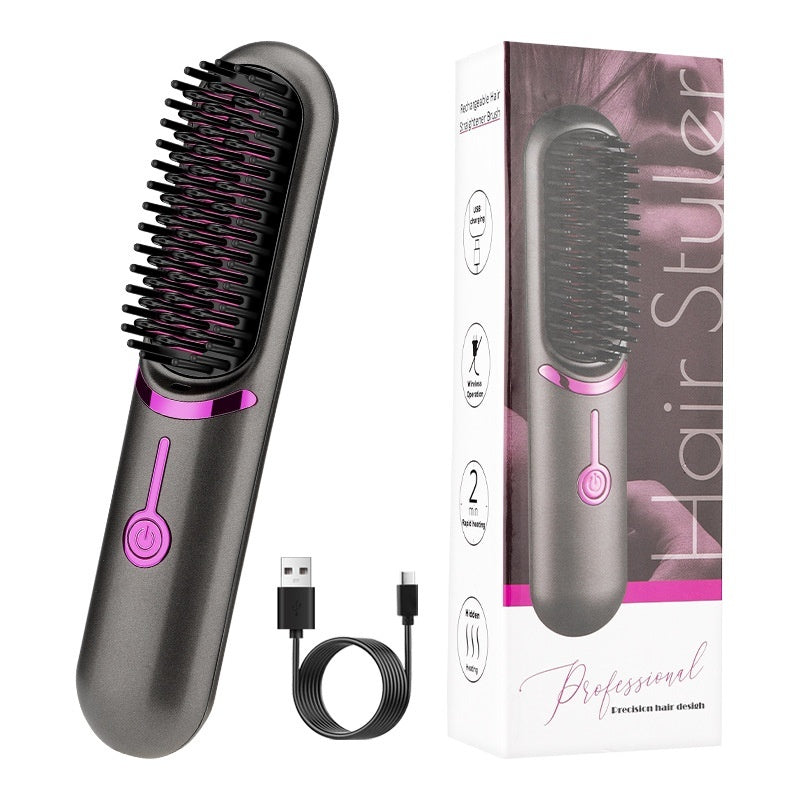 Wireless Hair Straightening Comb