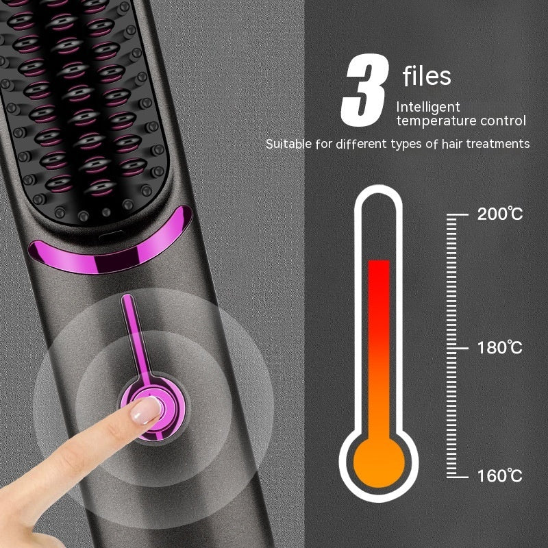 Wireless Hair Straightening Comb