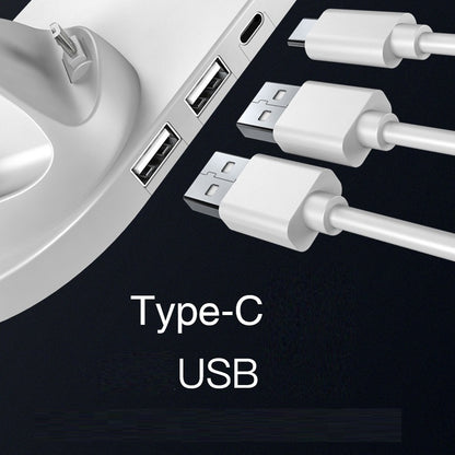 Cargador inalámbrico para iPhone, cargador rápido para teléfono, base de carga rápida , reloj, estación de carga 6 en 1