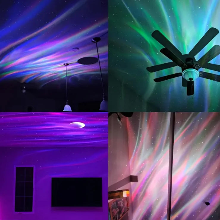 Galaxy Aurora Projector with Northern Lights Effects