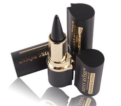 Delineador de ojos negro resistente al agua, delineador líquido, lápiz, gel, maquillaje de belleza, pestañas cosméticas, resistente al agua, herramienta de maquillaje.