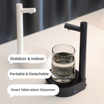 Dispensador de agua eléctrico de escritorio, dispensador automático, dispensador de agua recargable.