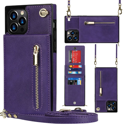 Funda para teléfono con cremallera Funda para teléfono bandolera