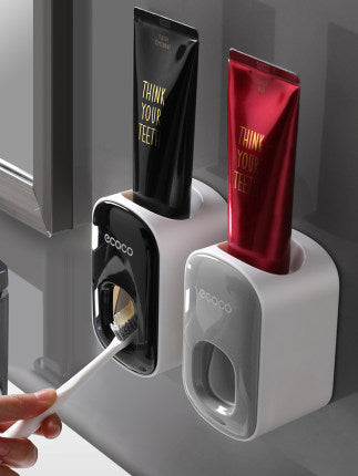 Wall-Mounted Automatic Toothpaste Dispenser Set
