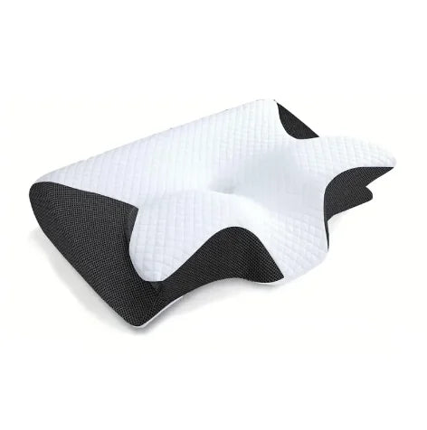 Ergonomic 2-in-1 Memory Foam Support Pillow