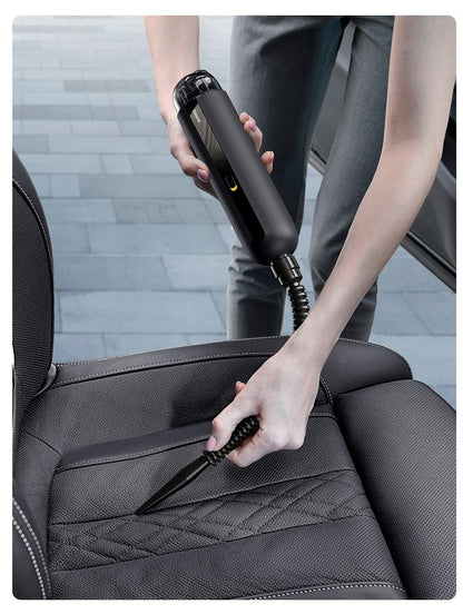 Aspiradora de coche inalámbrica de 5000 Pa, miniaspiradora de mano para coche, hogar, limpieza de escritorio, portátil