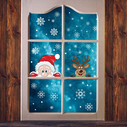 Christmas Snowflake Window Stickers (4 Sheets)