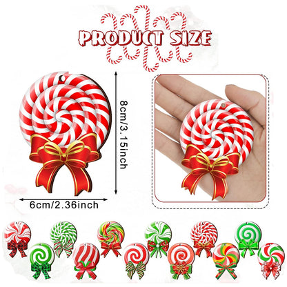 24-Pack Christmas Candy & Lollipop Hanging Ornaments