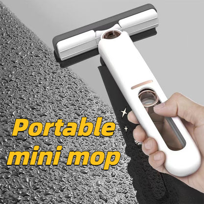 Mini trapeador portátil autoexprimible, fácil de lavar a mano, potente y absorbente, multifunción, para escritorio, ventanas, vidrios, cocina, coche, esponja, herramientas de limpieza del hogar.