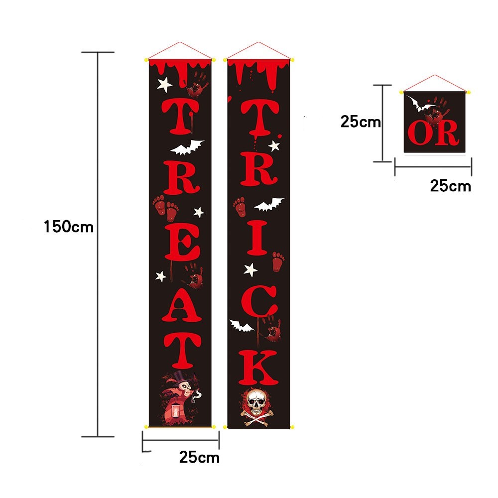 Banner de decoración de Halloween para exteriores con pares de Halloween
