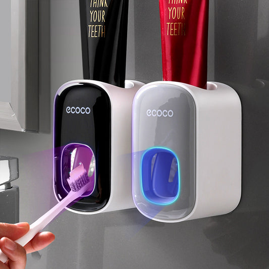 Wall-Mounted Automatic Toothpaste Dispenser Set