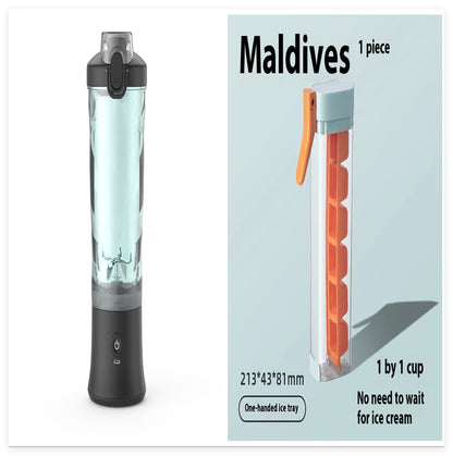 Licuadora portátil, exprimidor, licuadora de tamaño personal para batidos y batidos con 6 cuchillas, mini licuadora, utensilios de cocina