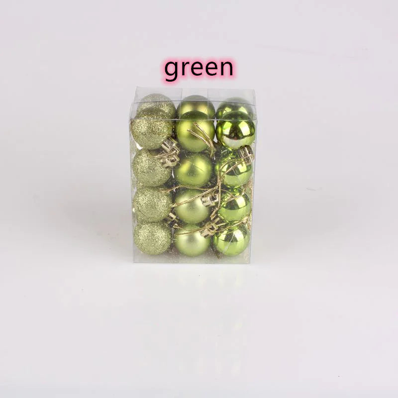 24-Pack Christmas Tree Ornaments