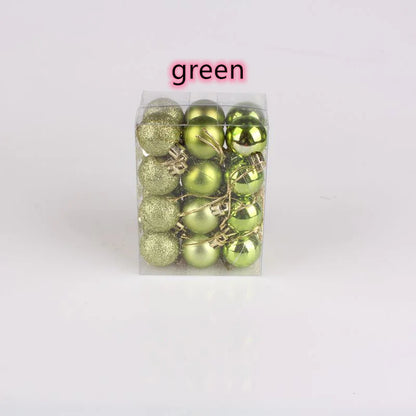 24-Pack Christmas Tree Ornaments