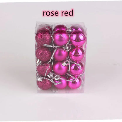 24-Pack Christmas Tree Ornaments