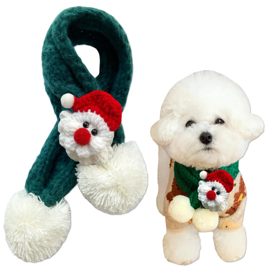 Christmas Pet Scarf | Soft Winter Dog & Cat Neck Warmer