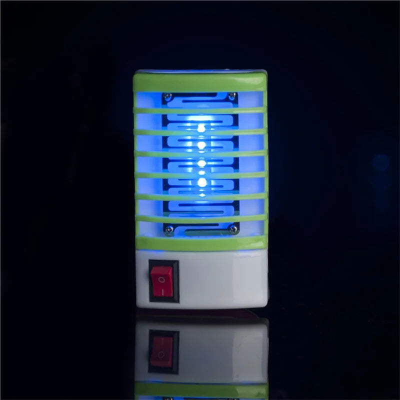 Mini lámpara eléctrica antimosquitos, repelente de plagas, trampa LED, luz ultravioleta, para el hogar ecológico.