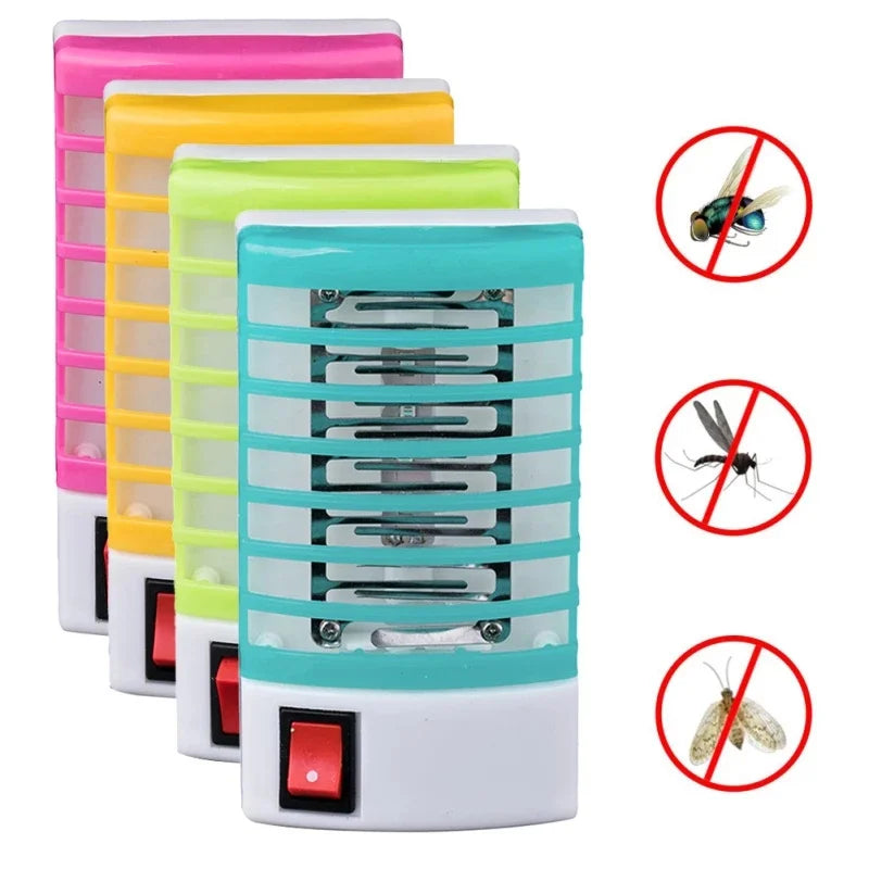 Mini lámpara eléctrica antimosquitos, repelente de plagas, trampa LED, luz ultravioleta, para el hogar ecológico.
