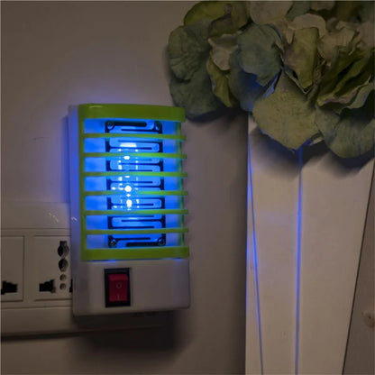 Mini lámpara eléctrica antimosquitos, repelente de plagas, trampa LED, luz ultravioleta, para el hogar ecológico.