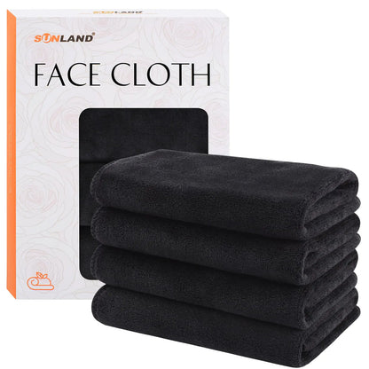 SUNLAND Microfiber Makeup Remover Cloths (4-Pack)