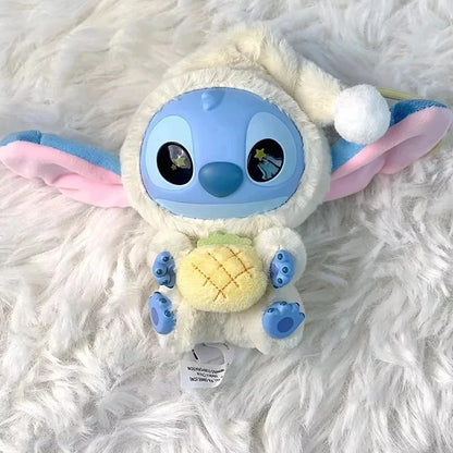 Disney Nuevo Stitch Eat Some Thing Before Sleep Series Vinyl Blind Box Bag Pendant Cute Plush Doll Mystery Box Toy Surprise Gifts