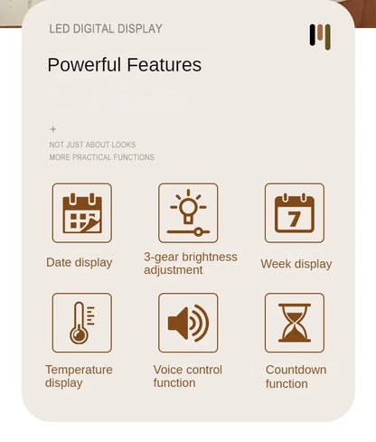 Reloj despertador digital Xiaomi Youpin con temperatura, fecha, semana, modo nocturno, reloj de mesa, 12/24 h, despertador electrónico LED de escritorio