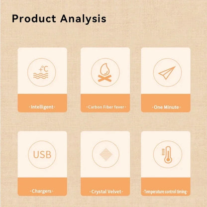 Electric Heating shoulder Neck Pad Massager USB Cervical Brace Wrap Thermal Compress Relieve Pain Fatigue Warm Back Brace Tool Selectia