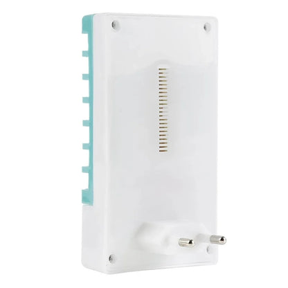 Mini lámpara eléctrica antimosquitos, repelente de plagas, trampa LED, luz ultravioleta, para el hogar ecológico.