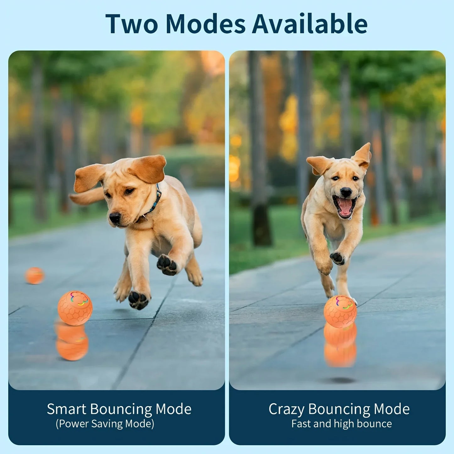 Pelota de juguete inteligente Xiaomi para perros, electrónica, interactiva, con USB, automática, con rebote y luces RGB para gatos