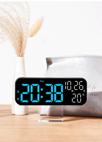 Reloj despertador digital Xiaomi Youpin con temperatura, fecha, semana, modo nocturno, reloj de mesa, 12/24 h, despertador electrónico LED de escritorio