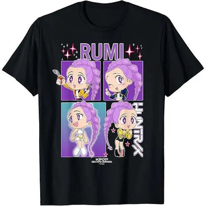 K-Pop Devil Hunter Anime Harajuku T-Shirt