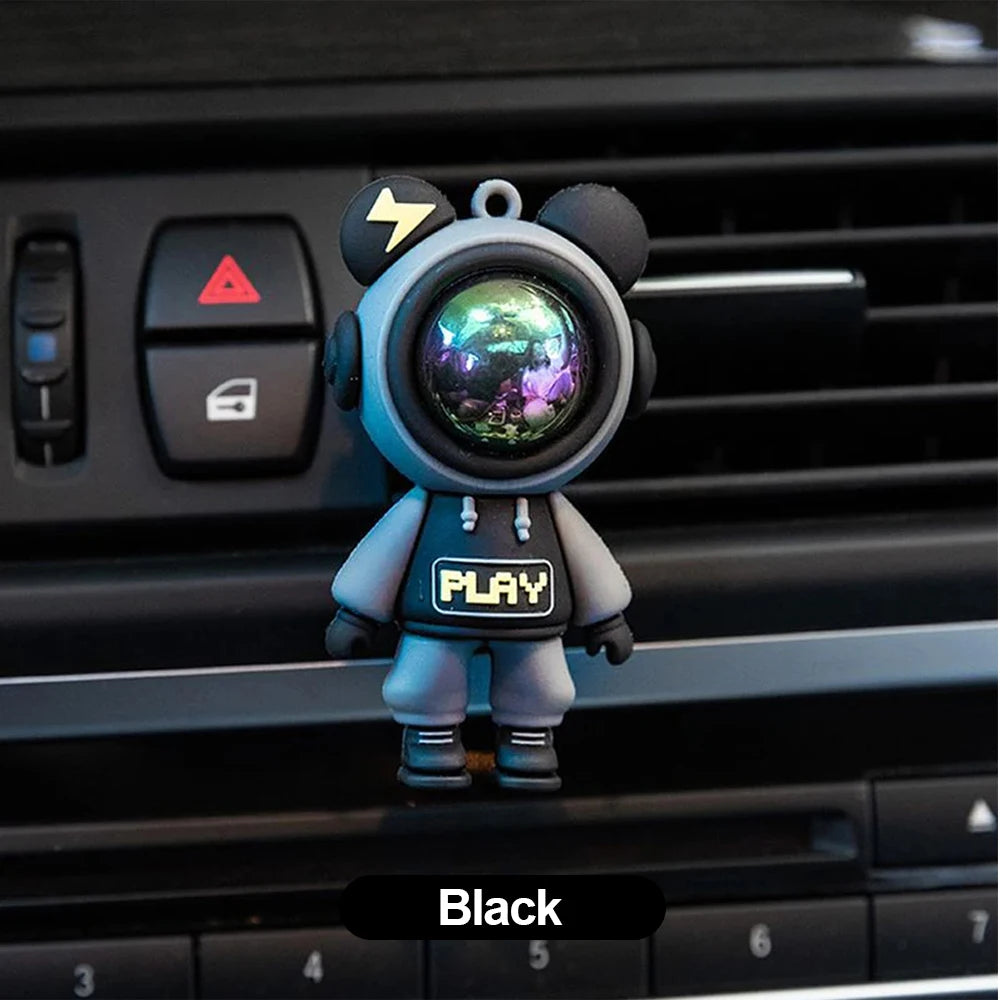 Ambientador con forma de astronauta para coche, aromaterapia, decoración interior, para salida de aire acondicionado