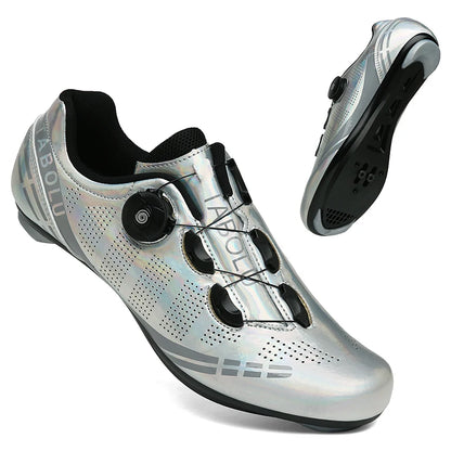 Zapatillas de ciclismo profesionales para hombre, zapatillas SPD para ciclismo de montaña, transpirables, antideslizantes, para carreras de montaña