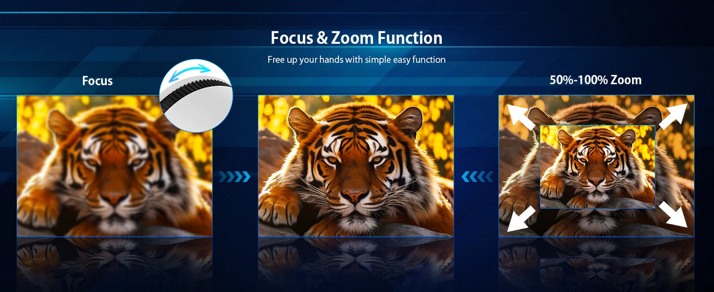 HY300PRO Mini Projector with WiFi & Bluetooth