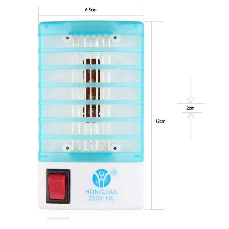 Mini lámpara eléctrica antimosquitos, repelente de plagas, trampa LED, luz ultravioleta, para el hogar ecológico.