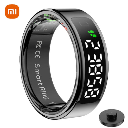 Anillo inteligente Xiaomi R12 con pantalla táctil, resistente al agua hasta 5 ATM, Bluetooth, control de gestos, carga inalámbrica, deportivo