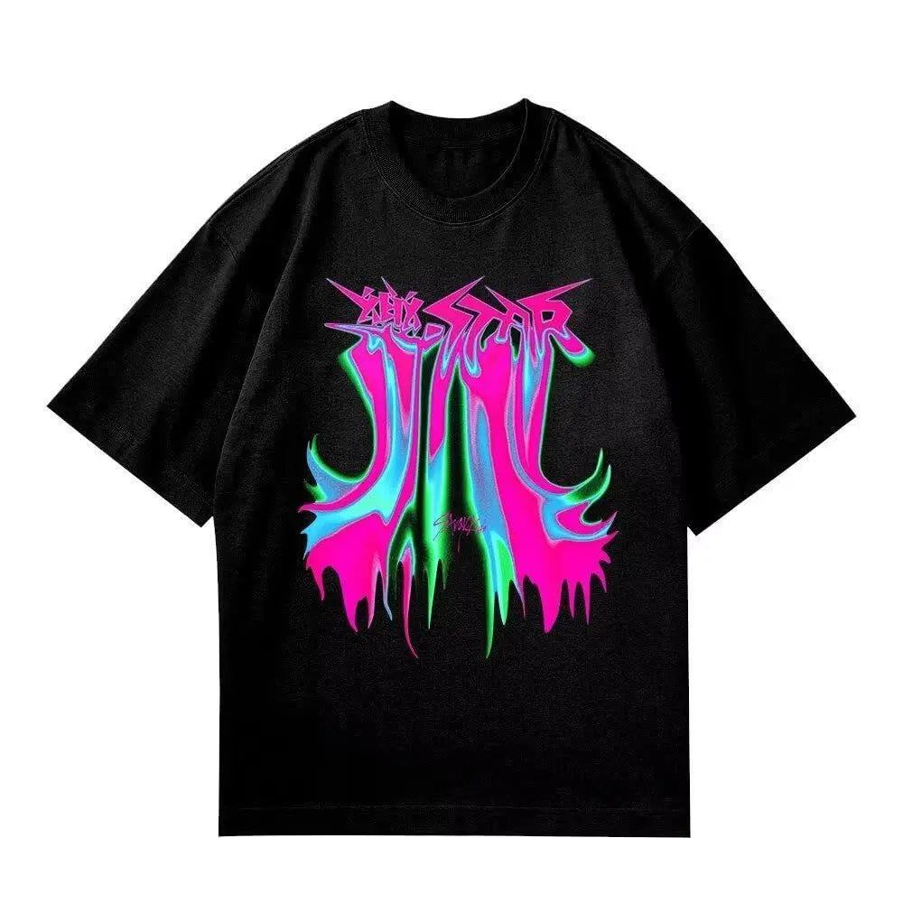 K-Pop Devil Hunter Anime Harajuku T-Shirt