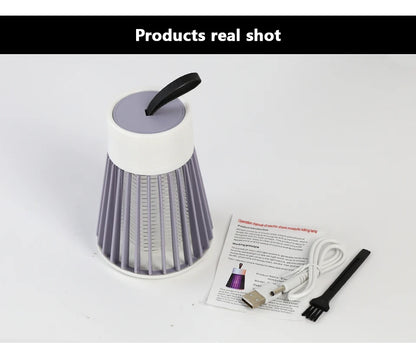 Lámpara antimosquitos con descarga eléctrica, USB, 5 V, repelente de insectos, para dormitorio, exterior