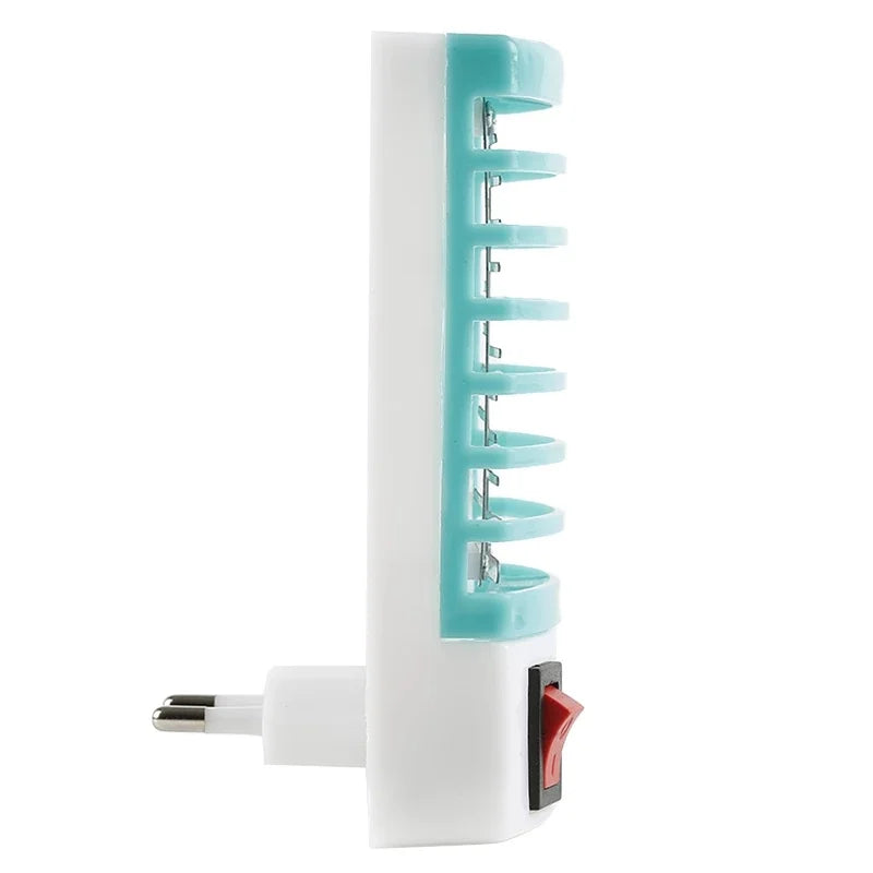 Mini lámpara eléctrica antimosquitos, repelente de plagas, trampa LED, luz ultravioleta, para el hogar ecológico.