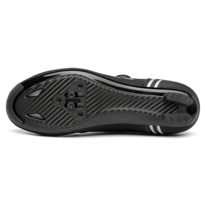 Zapatillas de ciclismo de montaña 2023 con calas para hombre y mujer, de carbono, deportivas, de velocidad, planas, SPD, para ciclismo de carretera