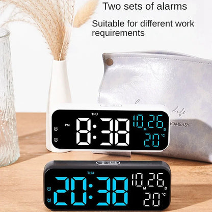 Reloj despertador digital Xiaomi Youpin con temperatura, fecha, semana, modo nocturno, reloj de mesa, 12/24 h, despertador electrónico LED de escritorio