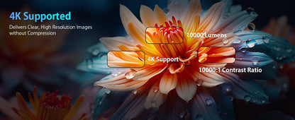 HY300PRO Mini Projector with WiFi & Bluetooth