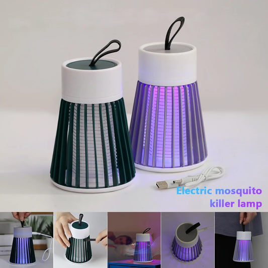 Lámpara antimosquitos con descarga eléctrica, USB, 5 V, repelente de insectos, para dormitorio, exterior